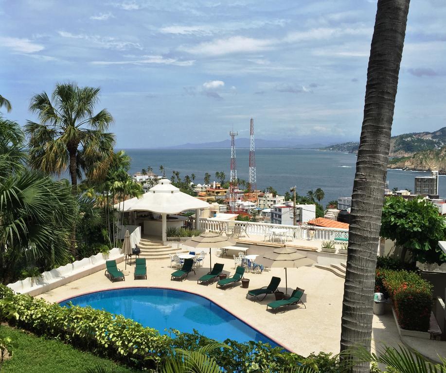 Villa Guitarron Gran Terraza Vista Espectacular 6 Huespedes Piscina Gigante Acapulco